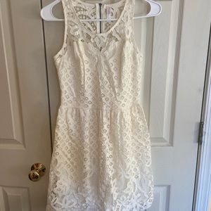 off white lace sundress